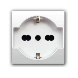 DOMUS - PRESA SCHUKO BIPASSO 10/16A