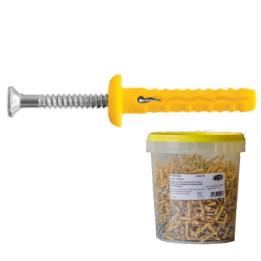 TASS MART TB GIALLO C/VITE 5x 25 BARATT. 300 PZ