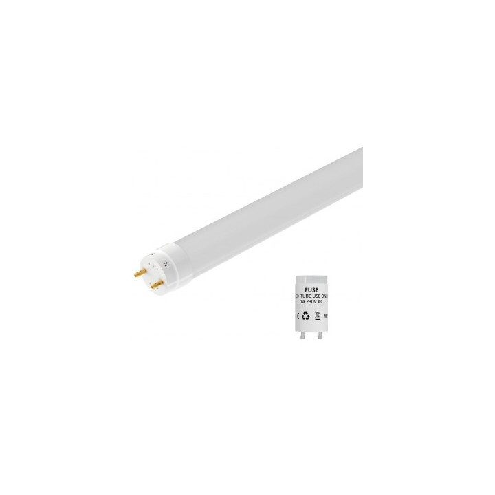 TUBO LED VETRO 120CM 230VAC 18W MET