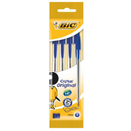 PENNA SFERA 4PZ CRISTAL BLU 8308601 BIC