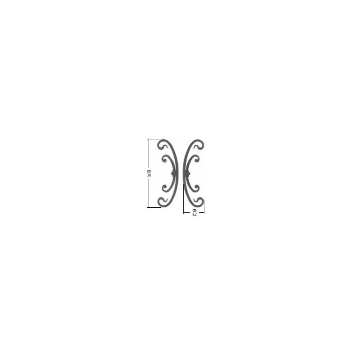 FREGIO DECORATIVO mm.4 30x9,2