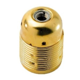 PORTALAMPADE E27 METALLO FILETTATO