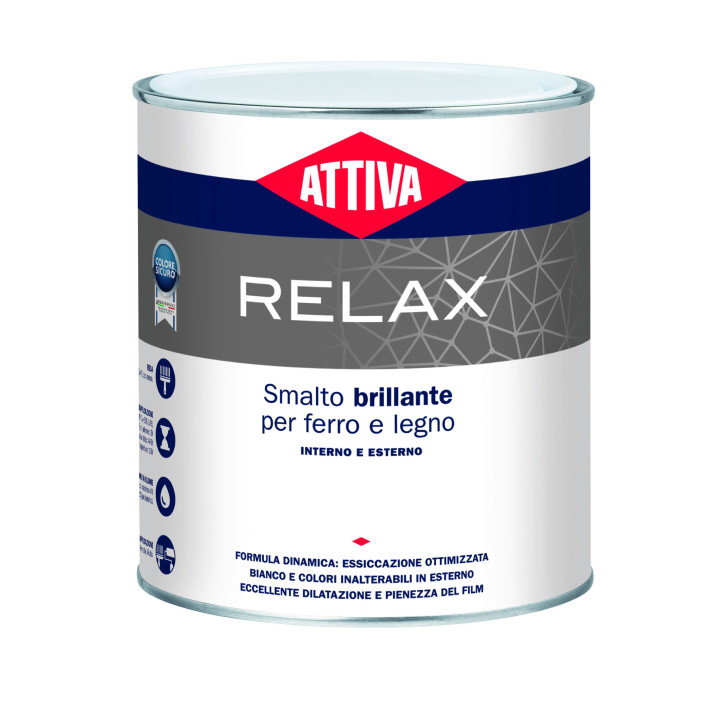 RELAX LUC. 130 BASE BIANCO 0,75 Smalto sintetico