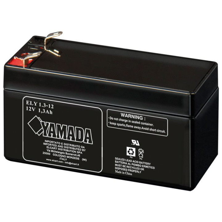 BATTERIA 12V 1,3AH RICARICAB. H.52
