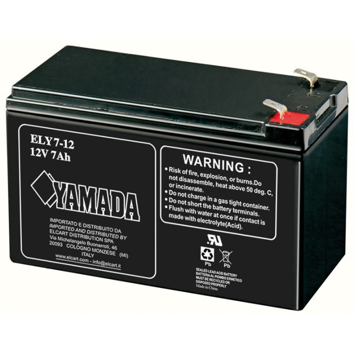 BATTERIA 12V 7,0AH RICARICAB. H.94