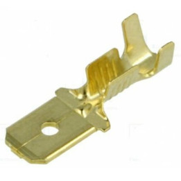 TERMINALE MASCHIO 2,5mmq. 6,3x