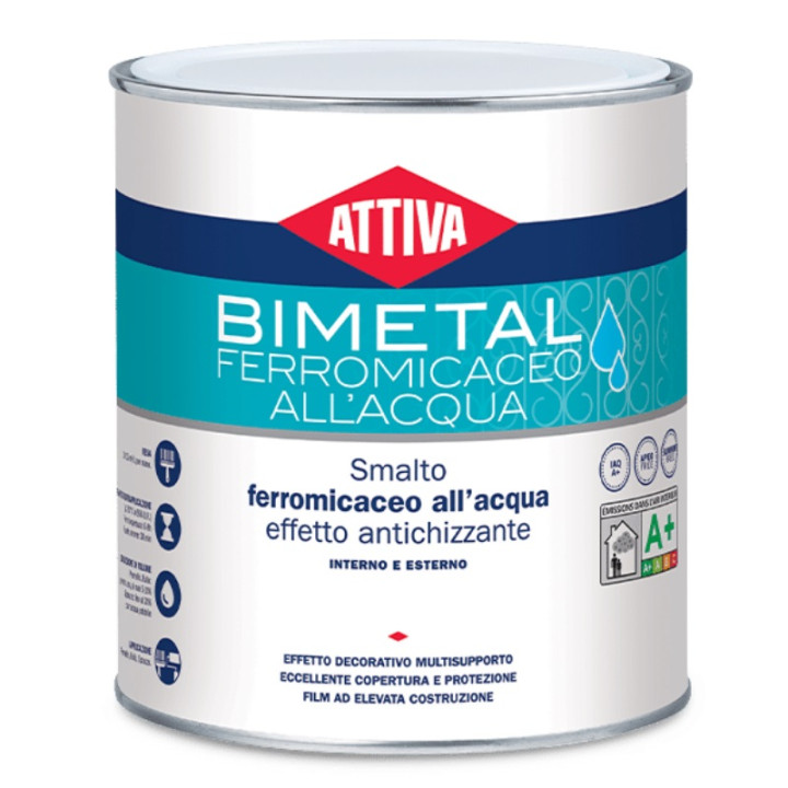 BIMETAL ACQUA GF GRIGIO 2,50*Smalto ferromicaceo antichizzante
