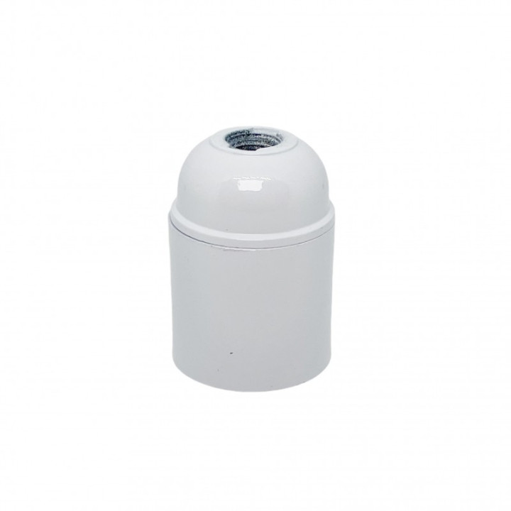 PORTALAMPADE BAKELITE E27 BIANCO