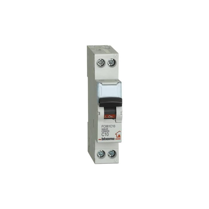 BTDIN-RS-MAGNETOT C10 1P+N 1M 4500A