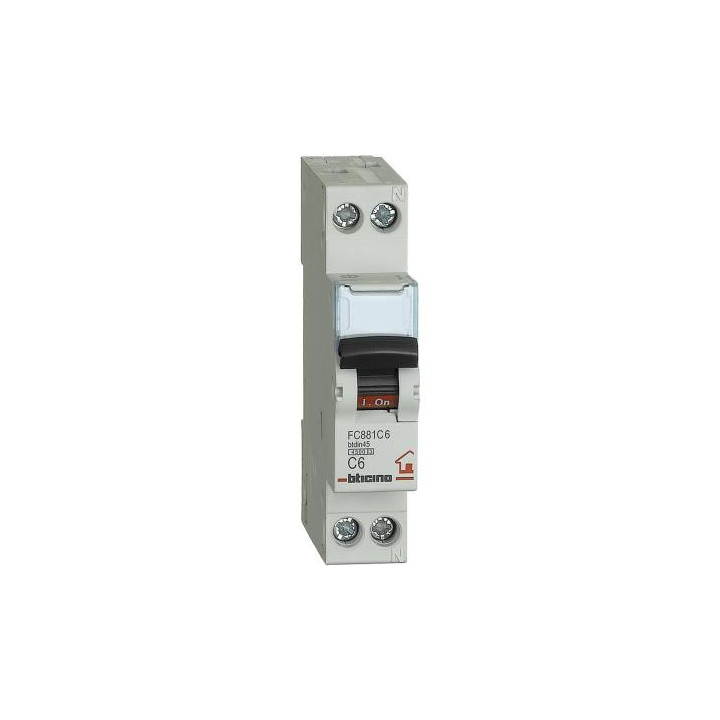 BTDIN-RS - MAGNETOT C6 1P+N 1M 4500