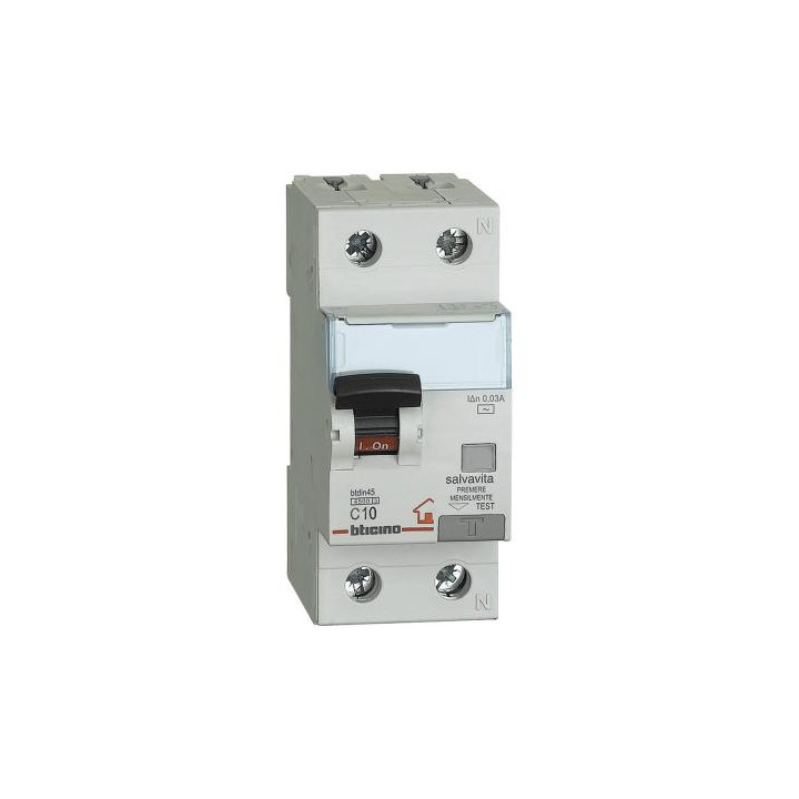 BTDIN-RS - MAG. DIFF AC 1P+N 30MA