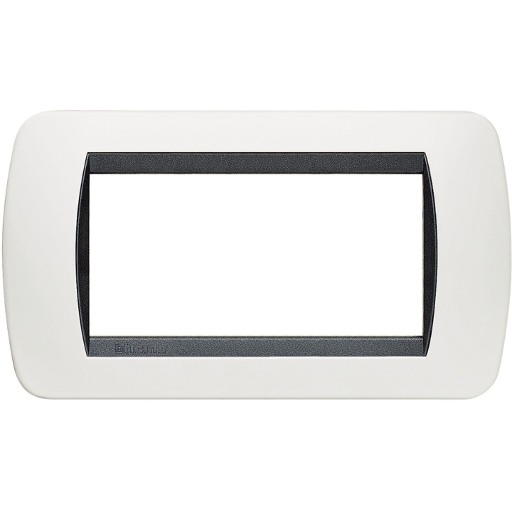 LIVING INT.- PLACCA 4P PLASTICA BIA