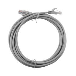 CAVO LAN UTP PLUG RJ45/RJ45 3 M GRIGIO