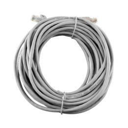 CAVO LAN UTP PLUG RJ45/RJ45 10 M GRIGIO