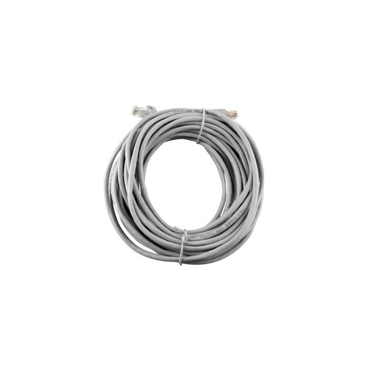 CAVO LAN UTP PLUG RJ45/RJ45 10 M GRIGIO