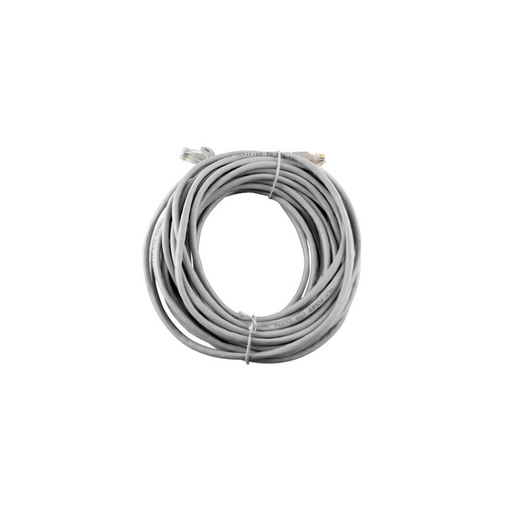 CAVO LAN UTP PLUG RJ45/RJ45 20 M GRIGIO