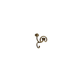APPENDIABITI ANTICATO 43007 75X106MM OTTONE**