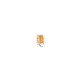 CERNIERA FRESATA C/COLLO OTTONE SAT 50X40 MM**