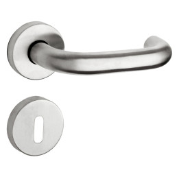 MANIGLIA ACCIAIO INOX L101 BOCCHETTA PATENT SAT